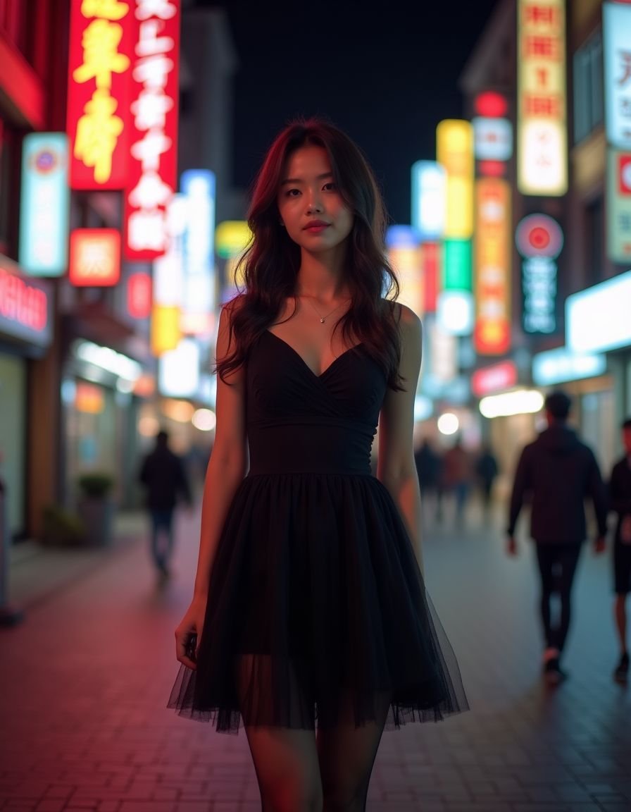 都市夜行 - 肉丝女神 - 私房写真写真大图 1